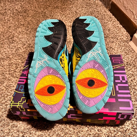 Nike Kyrie 6 EP animal print oracle aqua - Picture 3 of 5